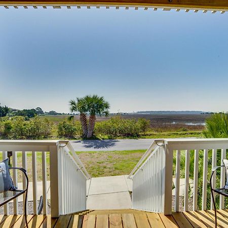 Harbor Island Condo With Deck - Steps To Beach! Oceanmarsh Subdivision Luaran gambar