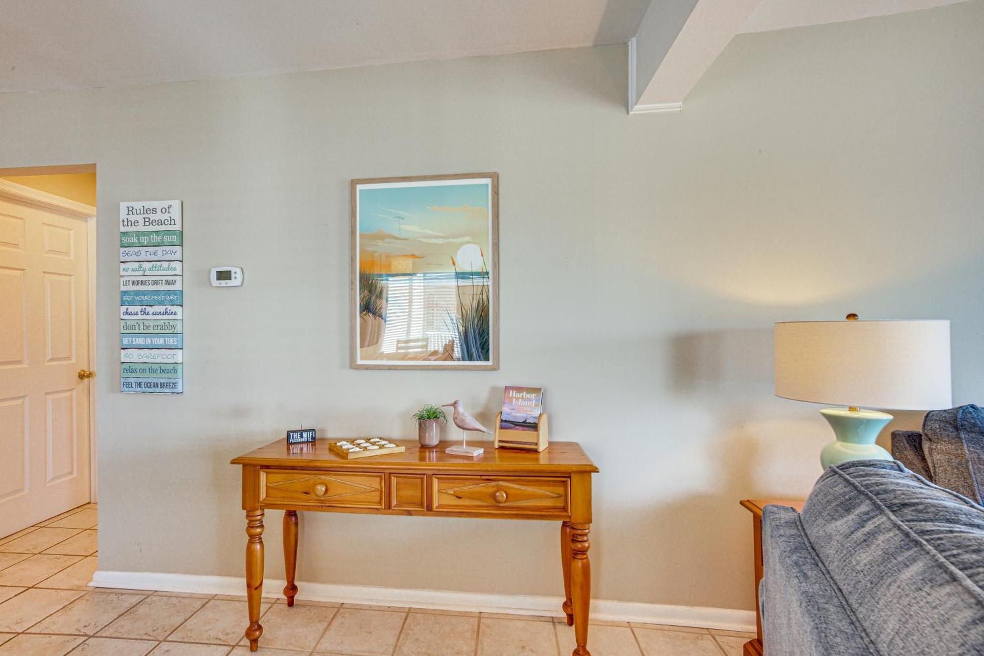 Harbor Island Condo With Deck - Steps To Beach! Oceanmarsh Subdivision Luaran gambar