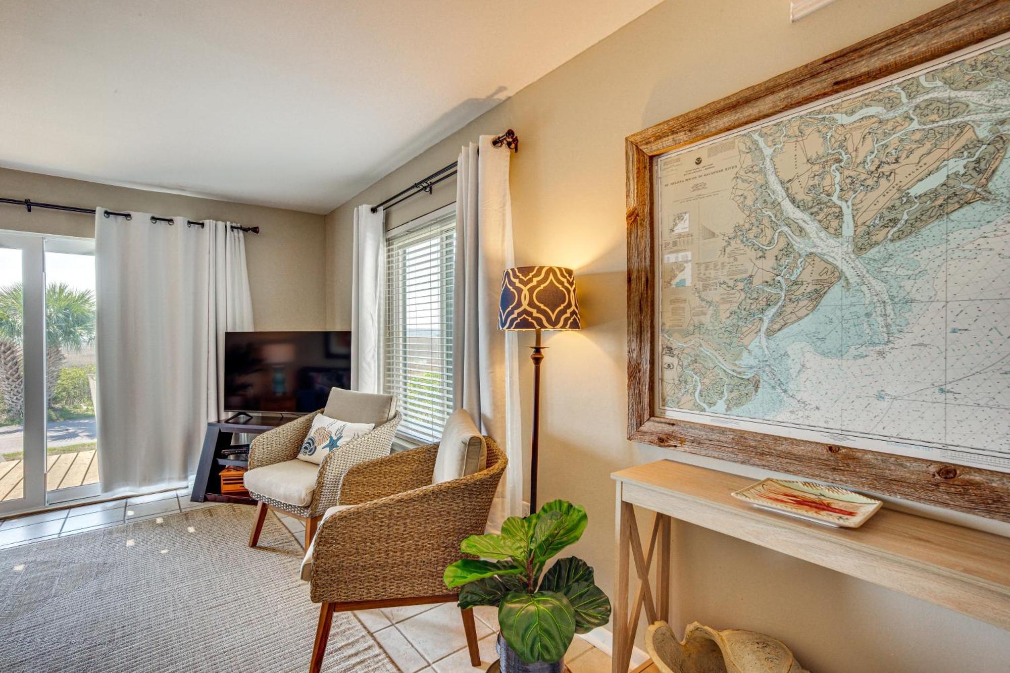 Harbor Island Condo With Deck - Steps To Beach! Oceanmarsh Subdivision Luaran gambar