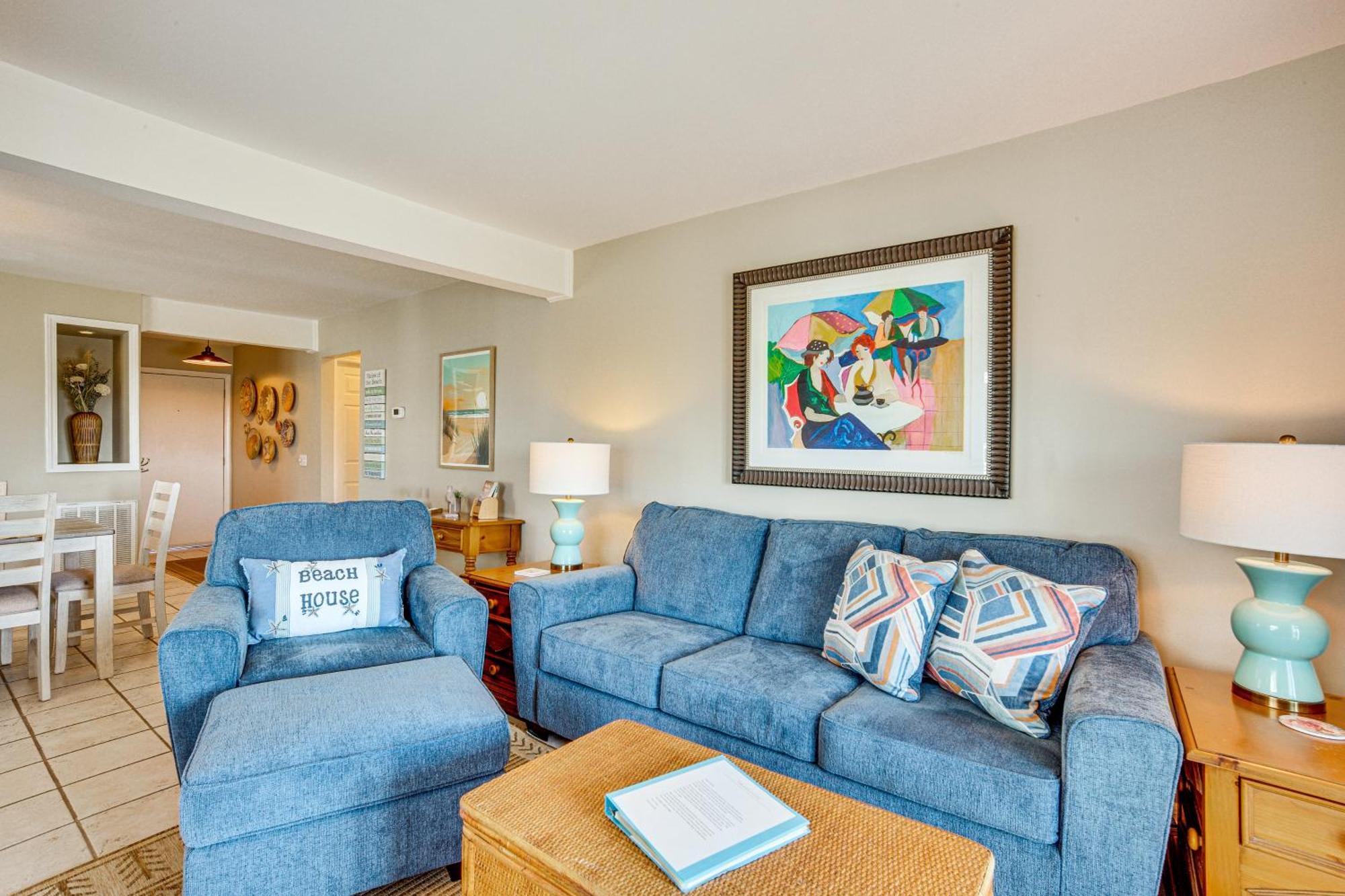 Harbor Island Condo With Deck - Steps To Beach! Oceanmarsh Subdivision Luaran gambar