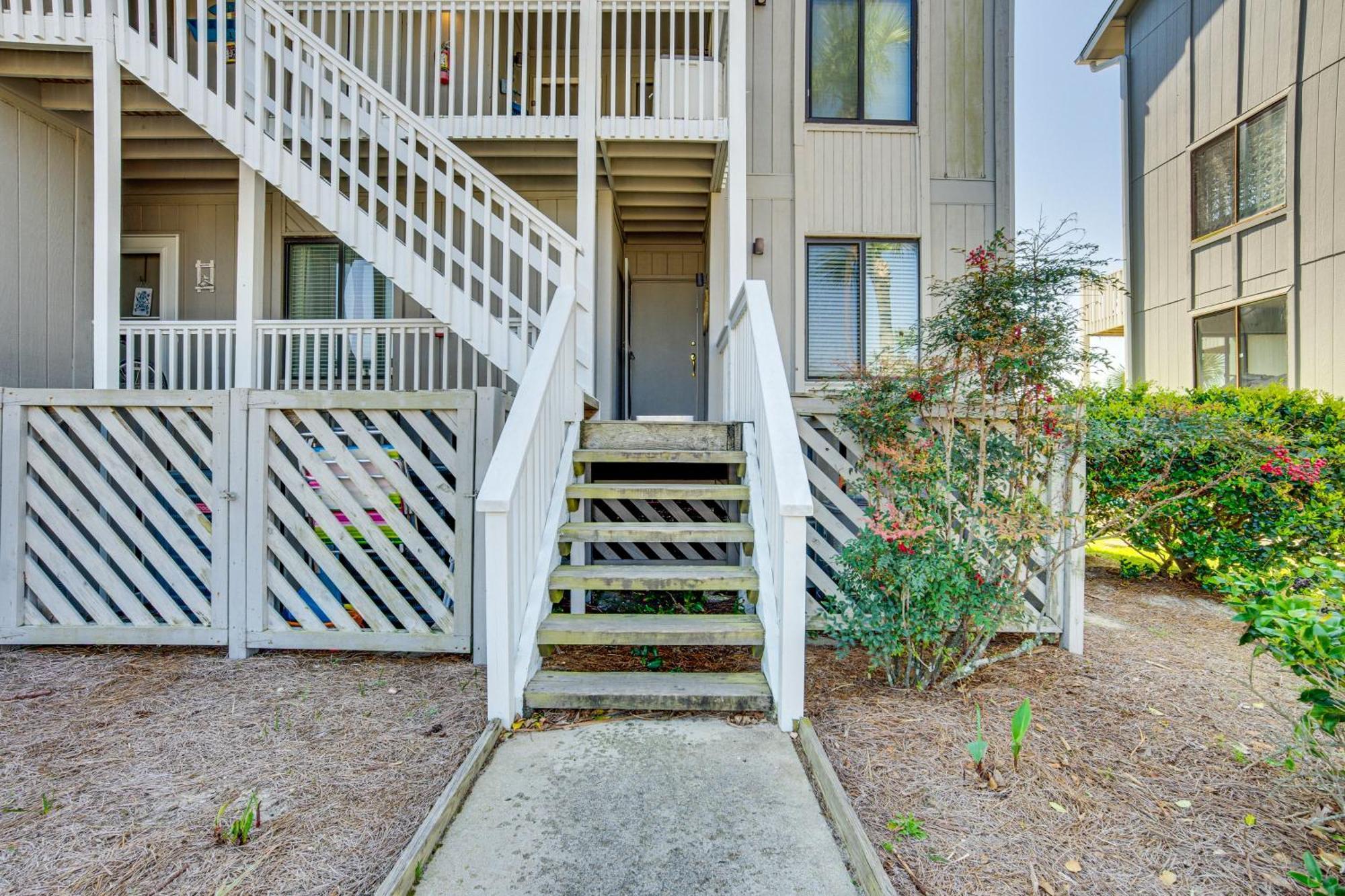 Harbor Island Condo With Deck - Steps To Beach! Oceanmarsh Subdivision Luaran gambar