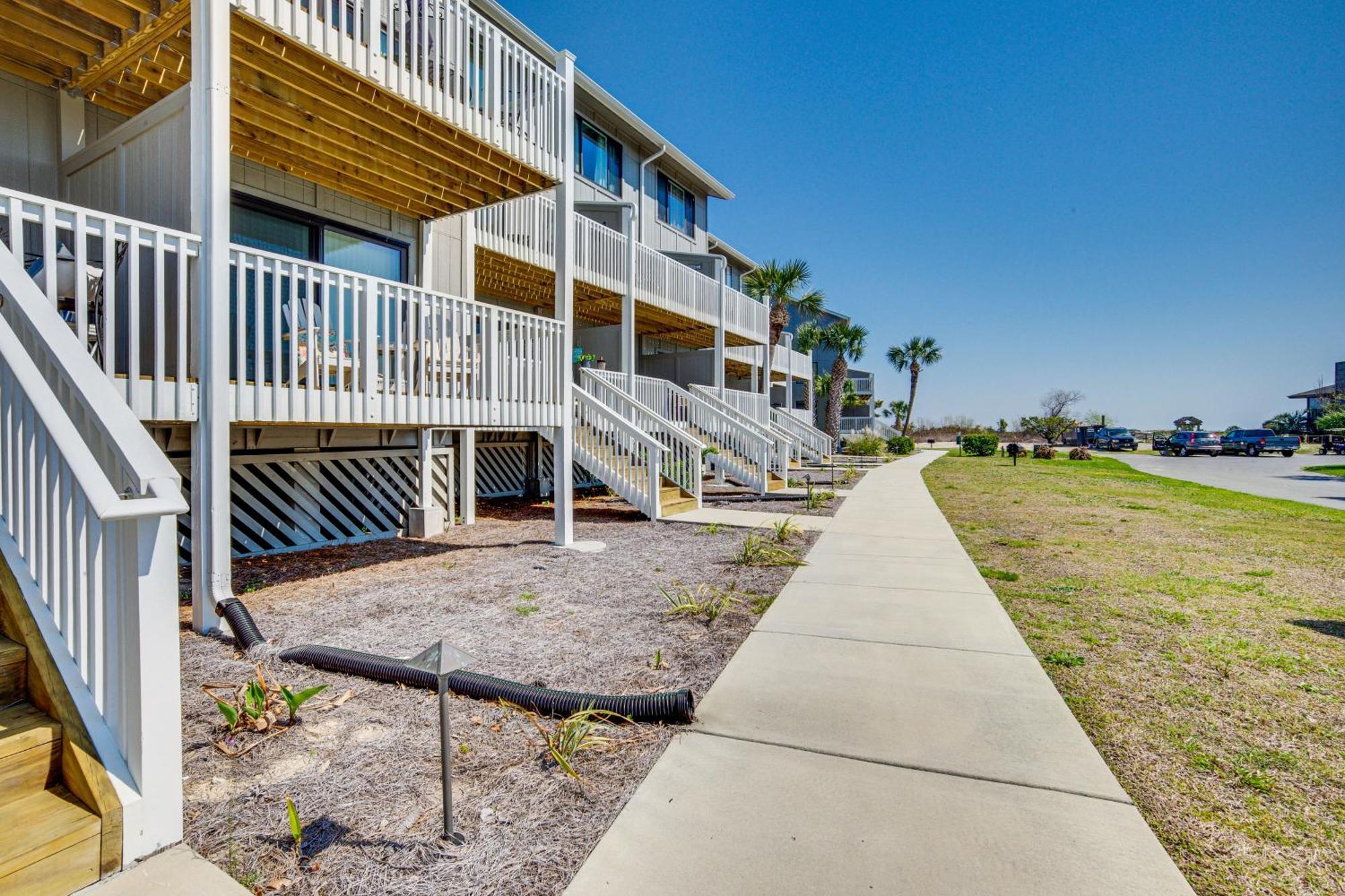 Harbor Island Condo With Deck - Steps To Beach! Oceanmarsh Subdivision Luaran gambar