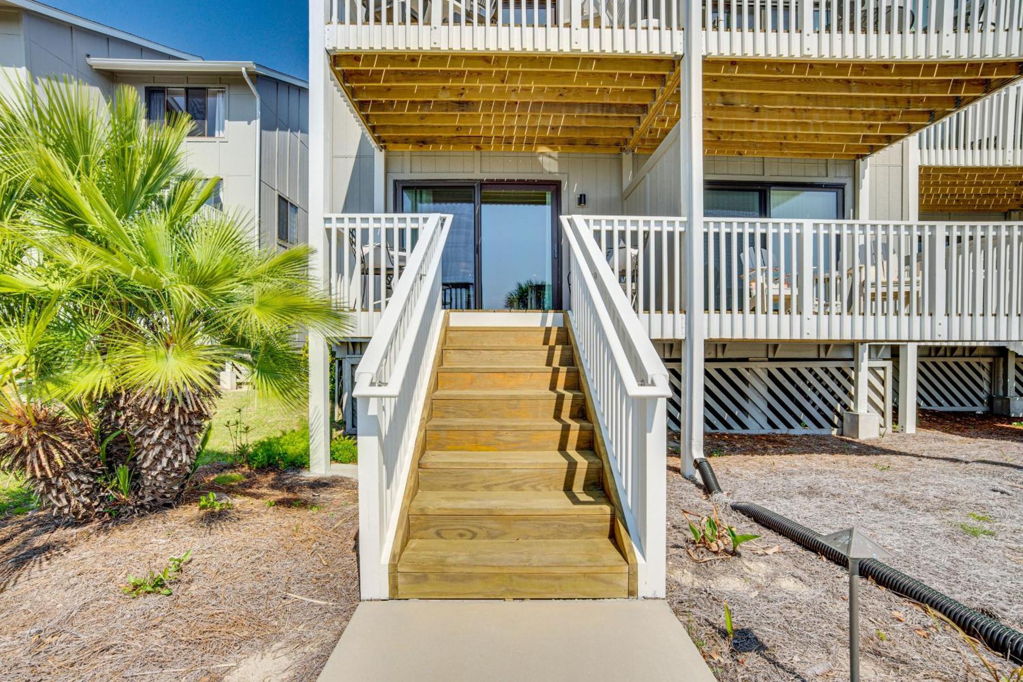 Harbor Island Condo With Deck - Steps To Beach! Oceanmarsh Subdivision Luaran gambar